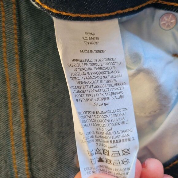 Boden Womens High Rise Wide Leg Jeans Size 28 Blue Casual Baggy Pockets 90s Nwt - Picture 8 of 9